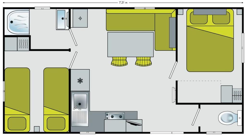 Mobil-Home 4 Pers Dans Camping 4 Etoiles La Palmyre Exterior photo